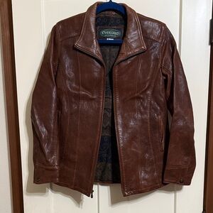 Overland Women’s Brown Leather Jacket